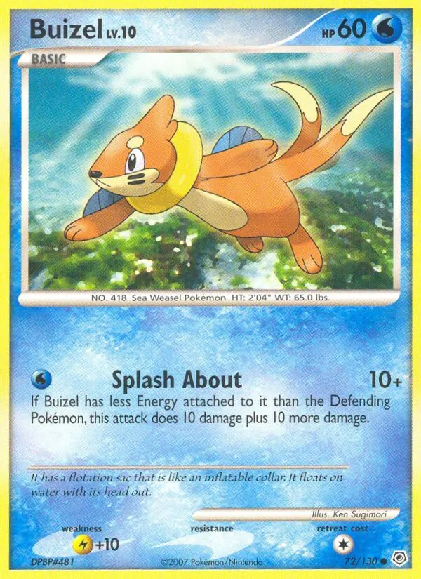Buizel Diamante & Pérola 72/130
