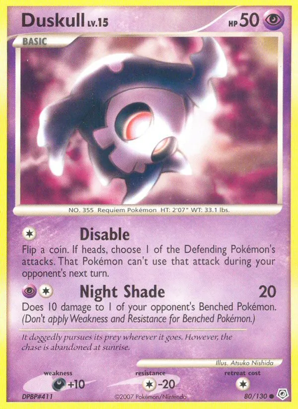 Duskull Diamante & Perla 80/130