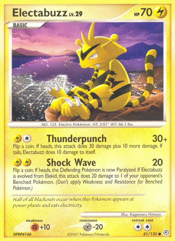 Electabuzz Diamante & Perla 81/130