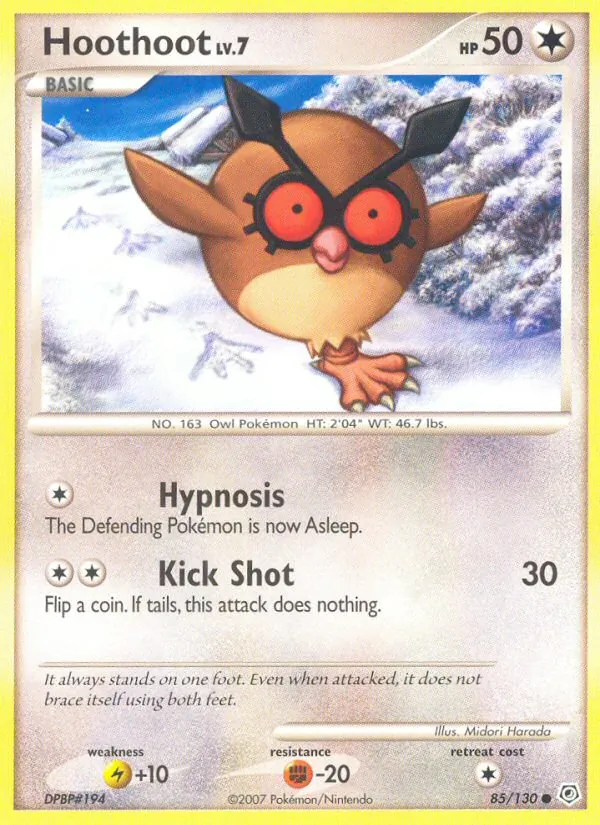 Hoothoot Diamante & Perla 85/130