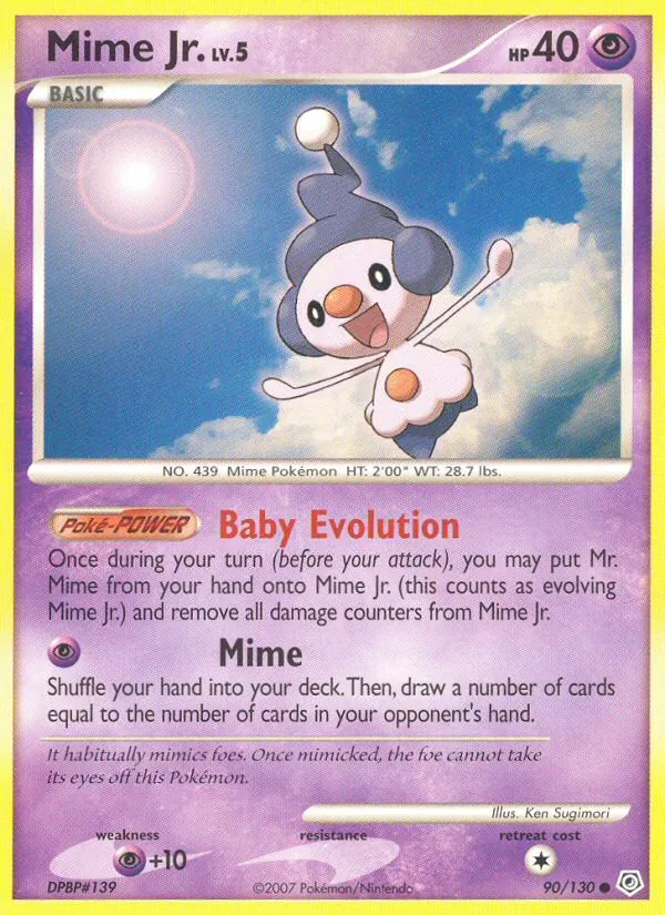 Mime Jr. Diamant & Perle 90/130