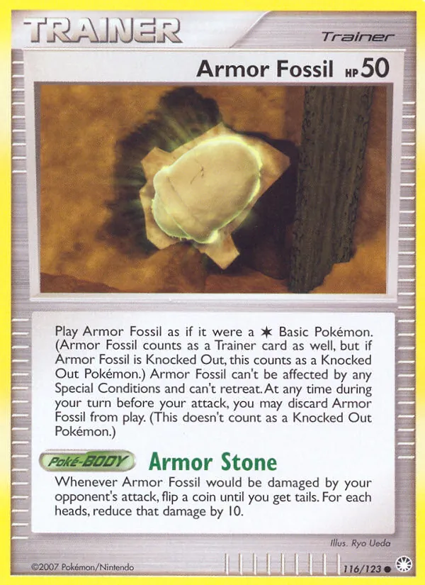 Armor Fossil Tesoros Misteriosos 116/123