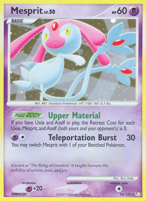 Mesprit Tesouros Misteriosos 14/123