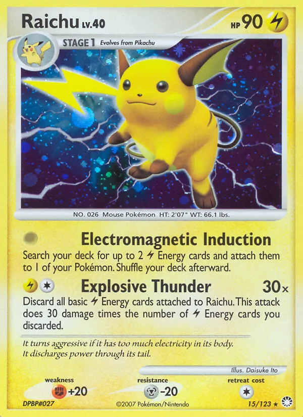 Raichu Trésors Mystérieux 15/123