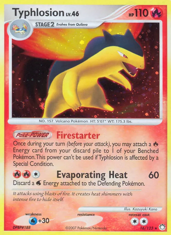 Typhlosion Tesouros Misteriosos 16/123