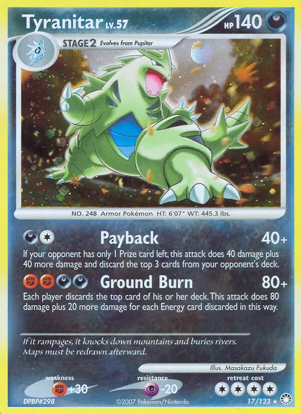 Tyranitar Tesori Misteriosi 17/123
