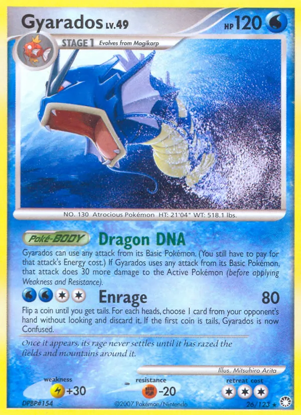 Gyarados Tesouros Misteriosos 26/123