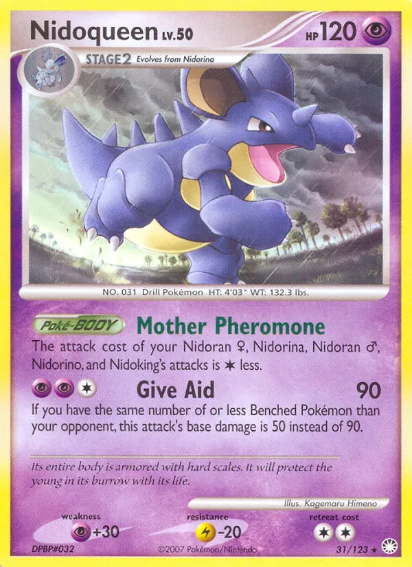 Nidoqueen Tesouros Misteriosos 31/123