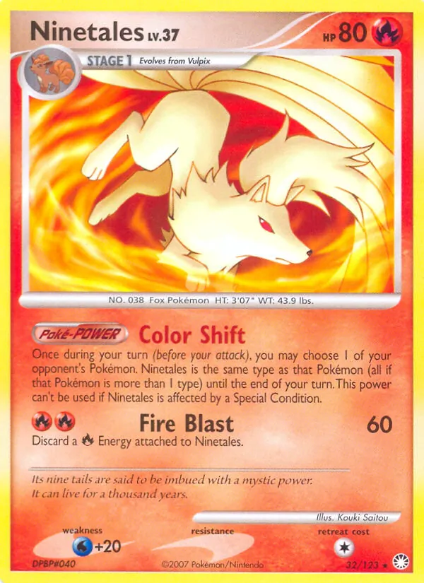 Ninetales Mysterious Treasures 32/123