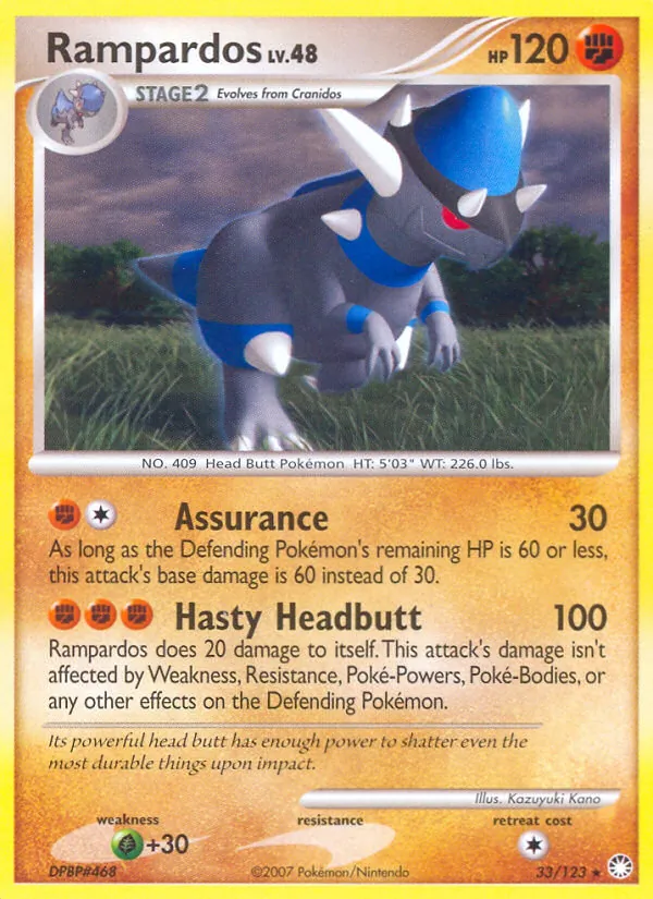 Rampardos Tesoros Misteriosos 33/123