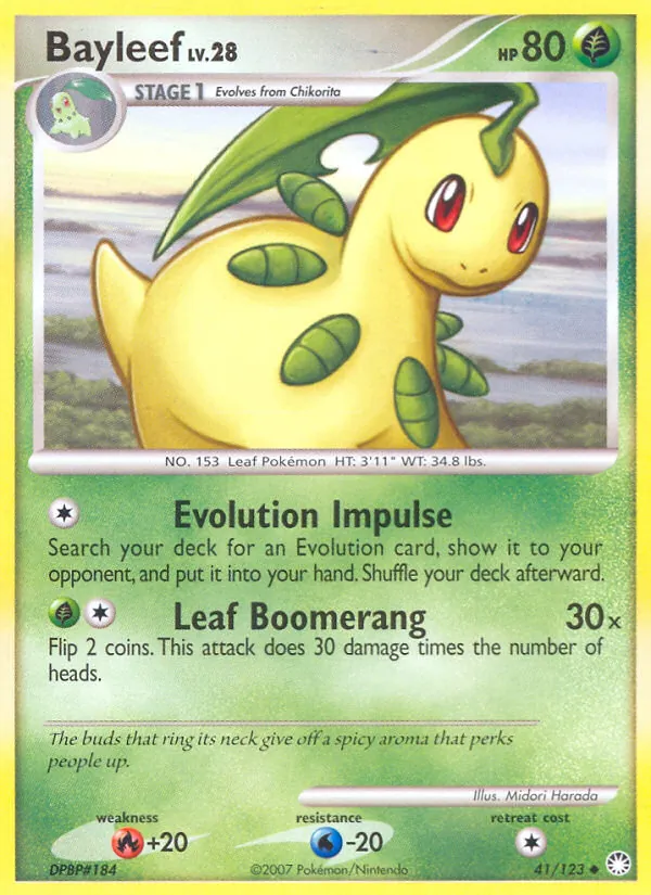 Bayleef Tesori Misteriosi 41/123
