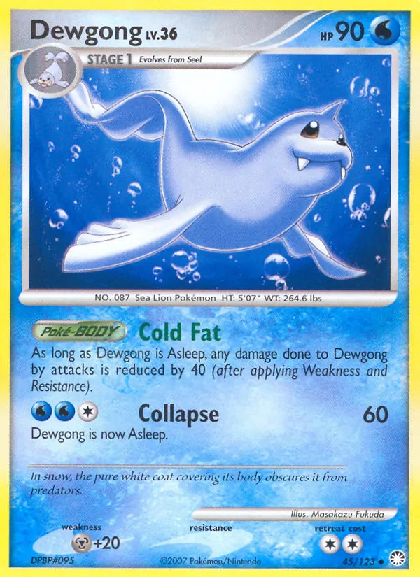 Dewgong Tesori Misteriosi 45/123
