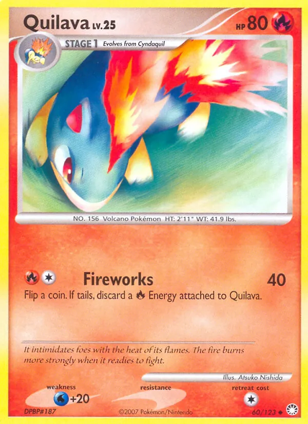 Quilava Tesouros Misteriosos 60/123
