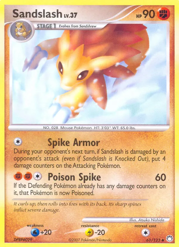 Sandslash Tesouros Misteriosos 61/123