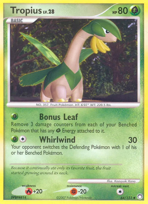 Tropius Tesori Misteriosi 64/123