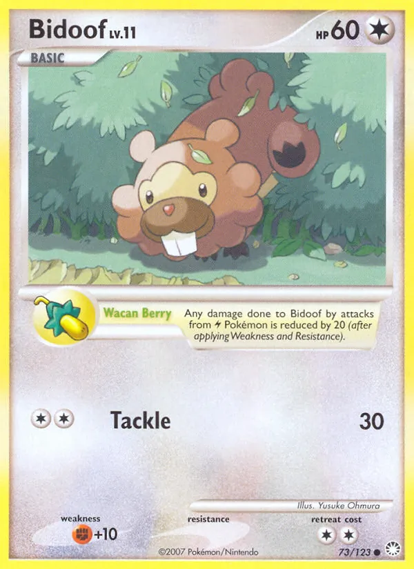 Bidoof Tesori Misteriosi 73/123