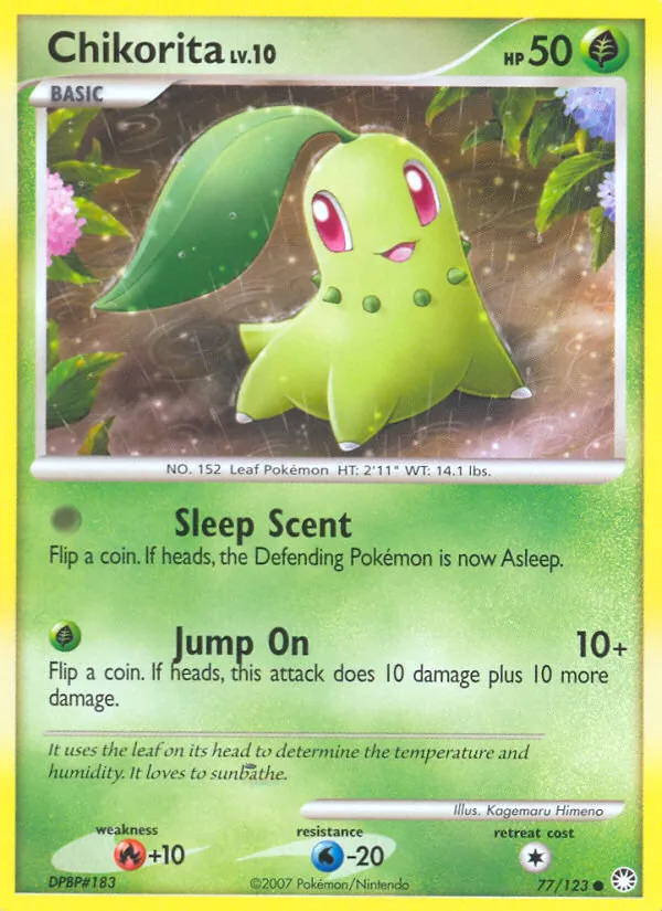 Chikorita Mysterious Treasures 77/123