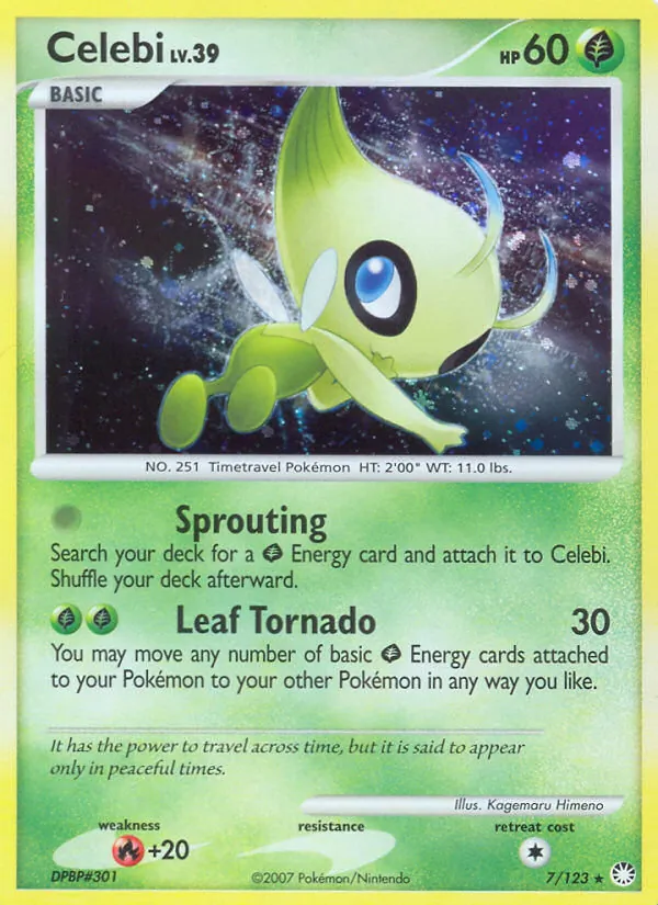 Celebi Mysterious Treasures 7/123