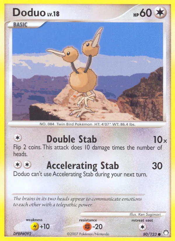 Doduo Trésors Mystérieux 80/123
