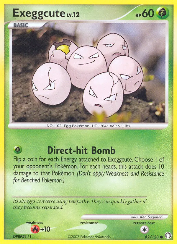 Exeggcute Tesouros Misteriosos 82/123