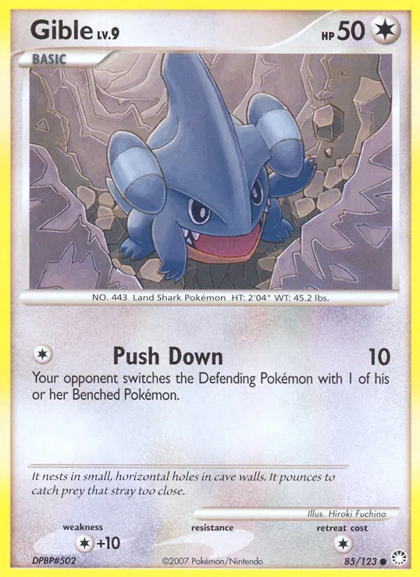 Gible Tesori Misteriosi 85/123