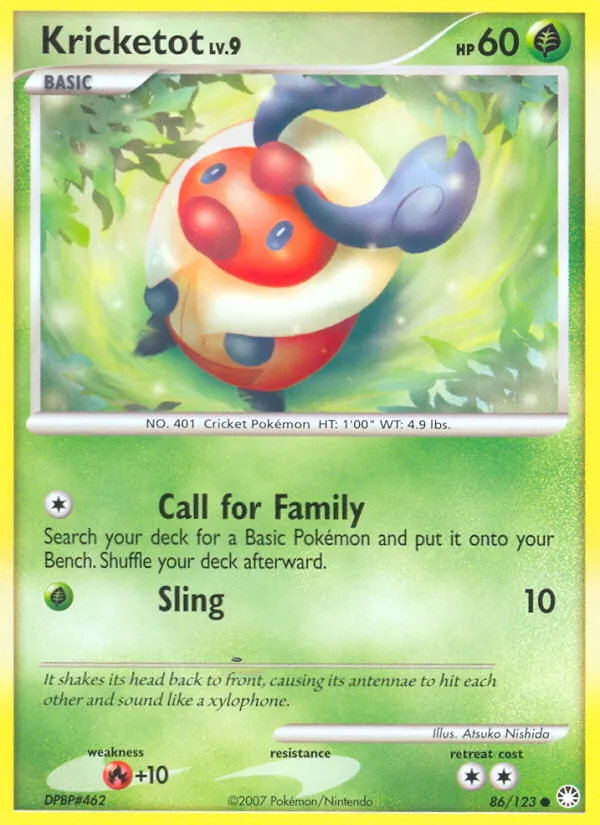 Kricketot Tesori Misteriosi 86/123