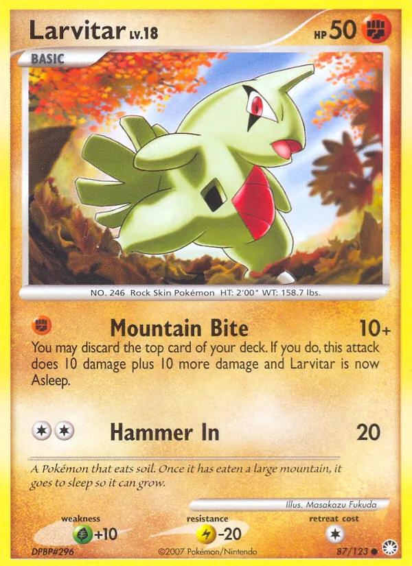 Larvitar Tesoros Misteriosos 87/123
