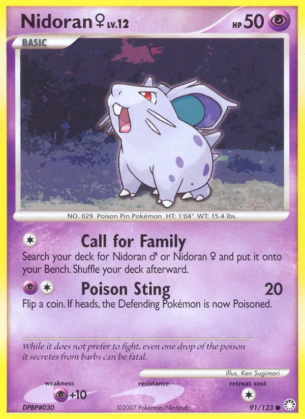 Nidoran♀ Tesori Misteriosi 91/123