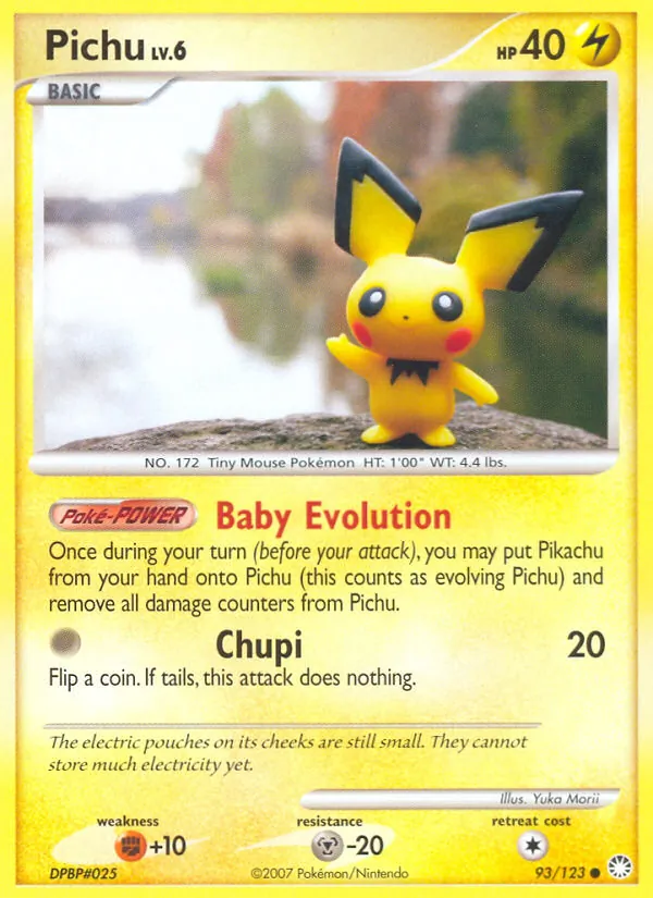 Pichu Tesoros Misteriosos 93/123