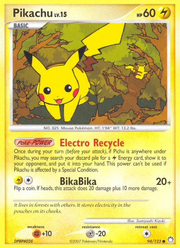 Pikachu Trésors Mystérieux 94/123