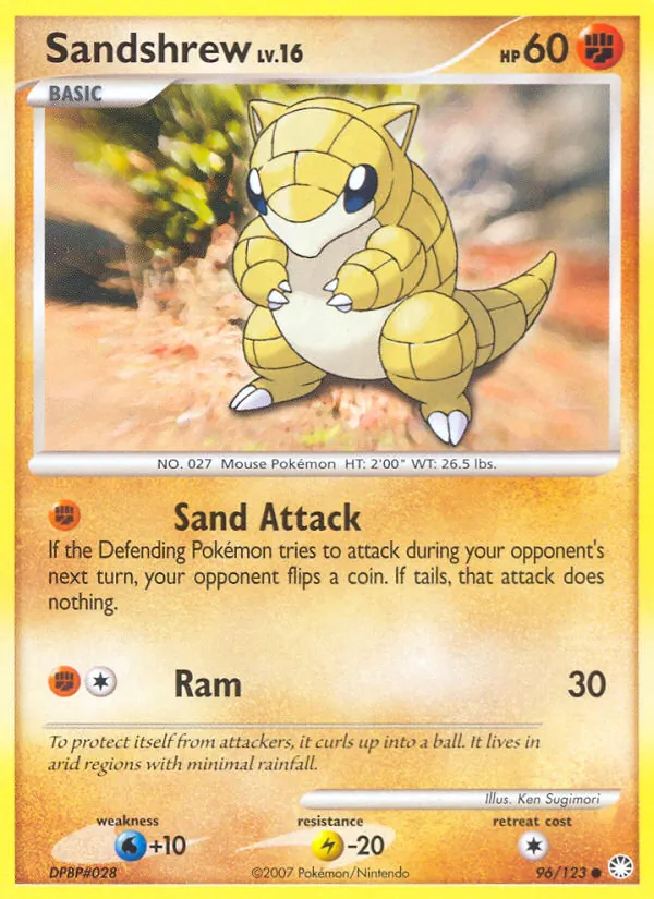 Sandshrew Tesori Misteriosi 96/123