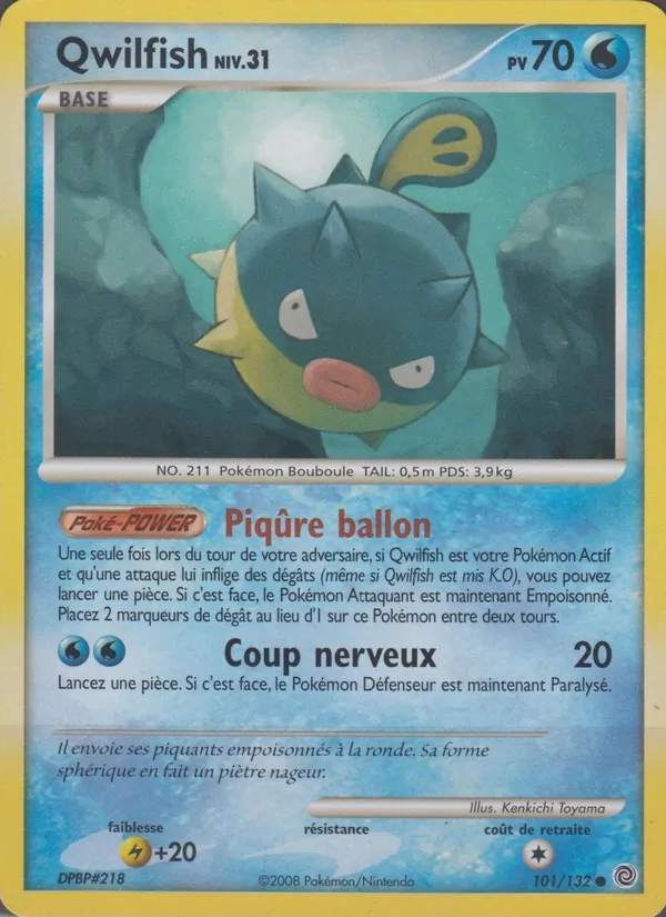 Qwilfish Merveilles Secrètes 101/132