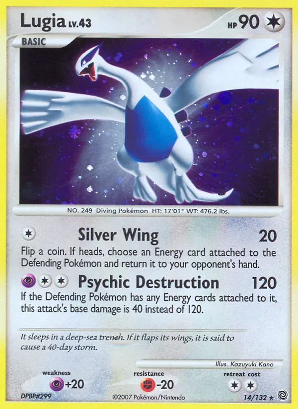 Lugia Rätselhafte Wunder 14/132