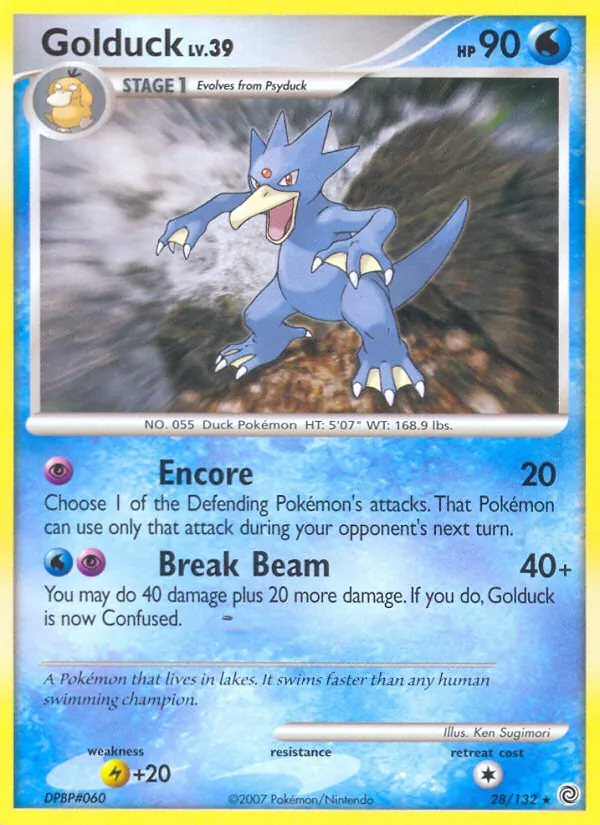 Golduck Secret Wonders 28/132