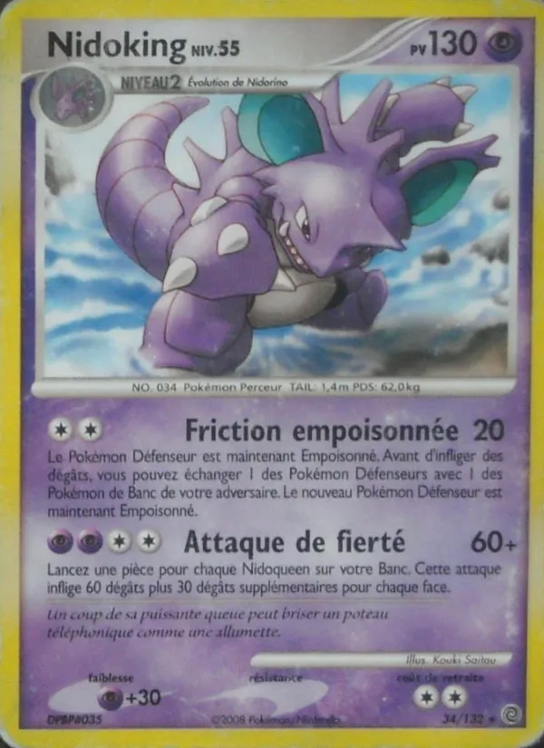 Nidoking Merveilles Secrètes 34/132