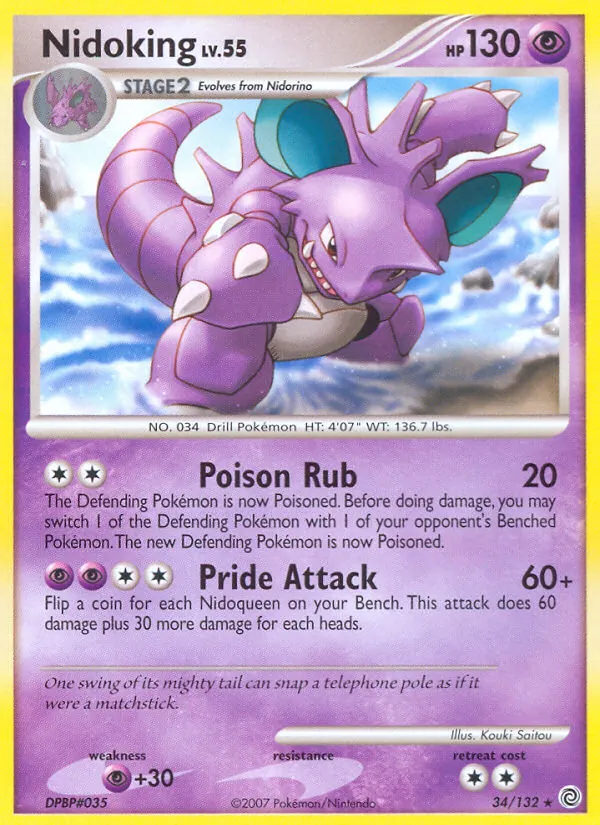 Nidoking Rätselhafte Wunder 34/132