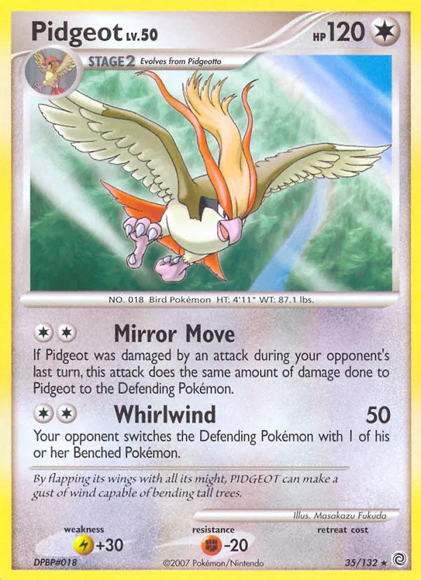 Pidgeot Maravilhas Secretas 35/132