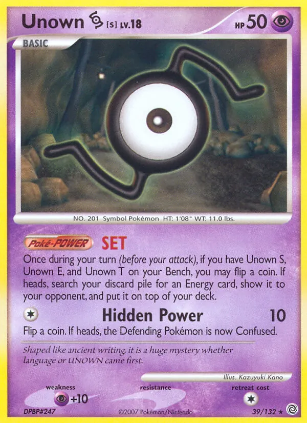 Unown S Secret Wonders 39/132