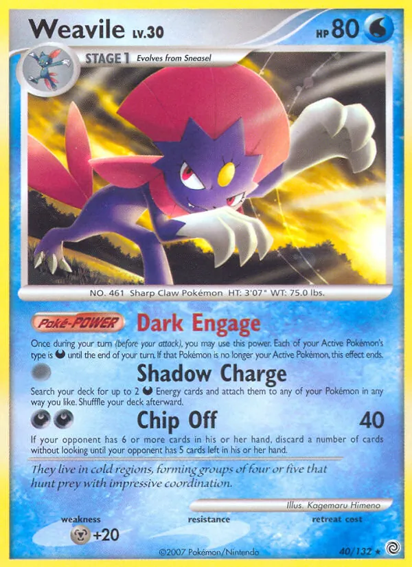 Weavile Maravillas Secretas 40/132