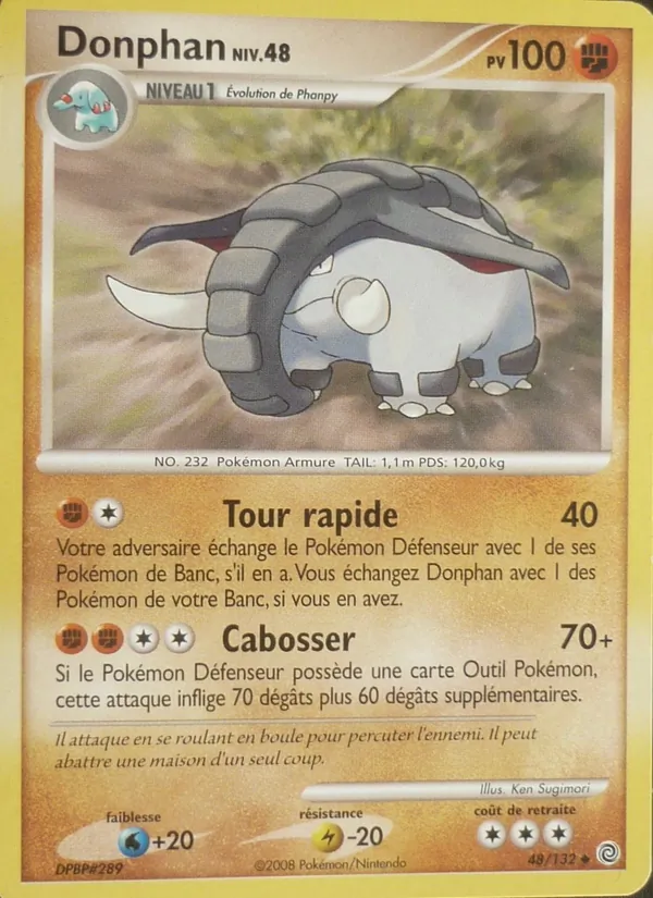 Donphan Merveilles Secrètes 48/132