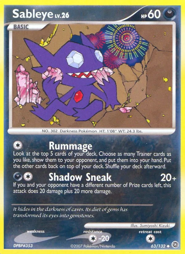 Sableye Maravilhas Secretas 63/132