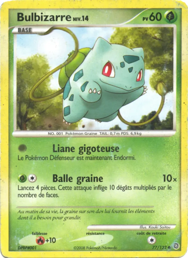Bulbizarre Merveilles Secrètes 77/132