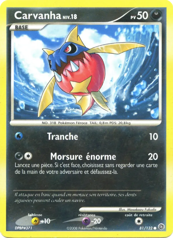 Carvanha Merveilles Secrètes 81/132