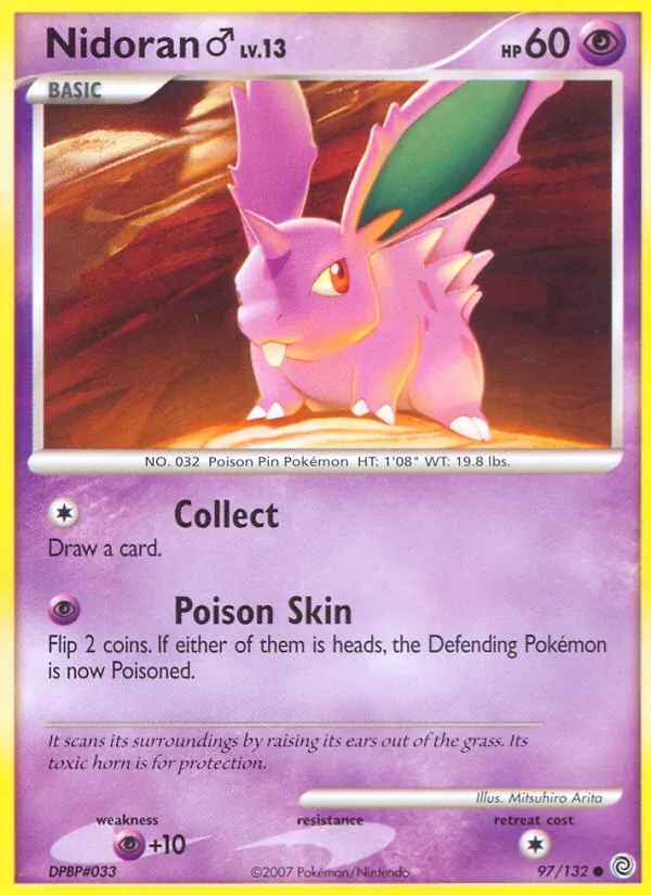 Nidoran♂ Maravilhas Secretas 97/132