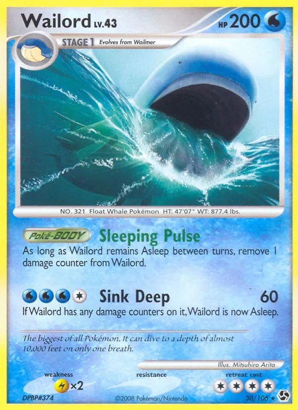 Wailord Great Encounters 30/106