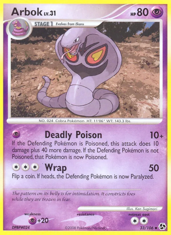 Arbok Great Encounters 33/106