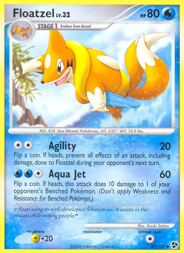 Floatzel Grandes Encuentros 37/106