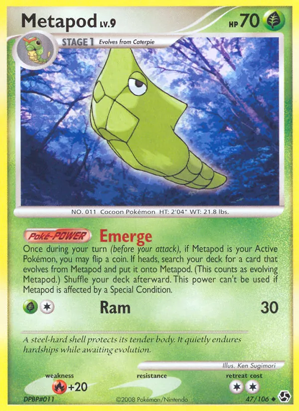 Metapod Incontri Leggendari 47/106