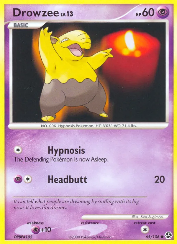 Drowzee Incontri Leggendari 65/106