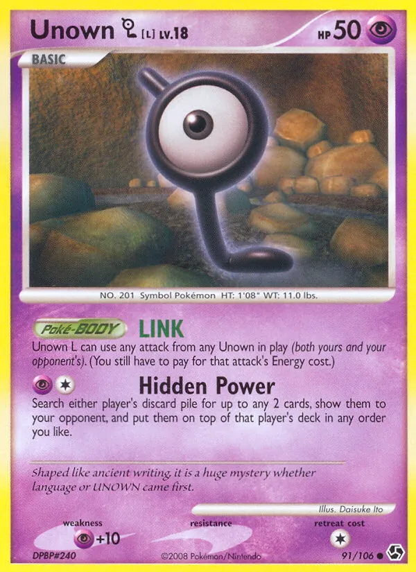 Unown L Great Encounters 91/106
